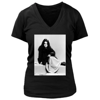 Helena Bonham Carter Women's Deep V-Neck TShirt