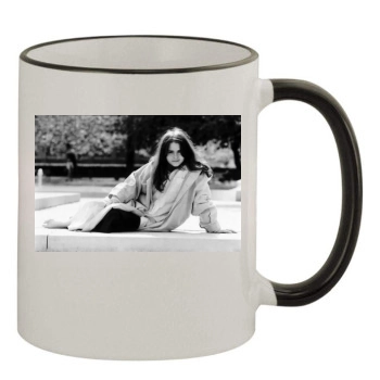 Helena Bonham Carter 11oz Colored Rim & Handle Mug