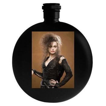 Helena Bonham Carter Round Flask