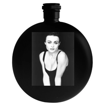 Helena Bonham Carter Round Flask