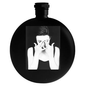 Helena Bonham Carter Round Flask