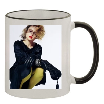 Helena Bonham Carter 11oz Colored Rim & Handle Mug