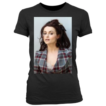 Helena Bonham Carter Women's Junior Cut Crewneck T-Shirt