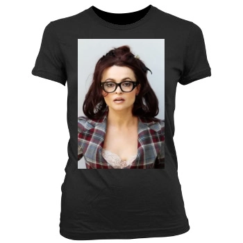 Helena Bonham Carter Women's Junior Cut Crewneck T-Shirt