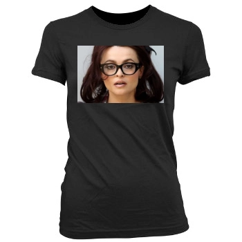 Helena Bonham Carter Women's Junior Cut Crewneck T-Shirt