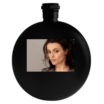 Helena Bonham Carter Round Flask