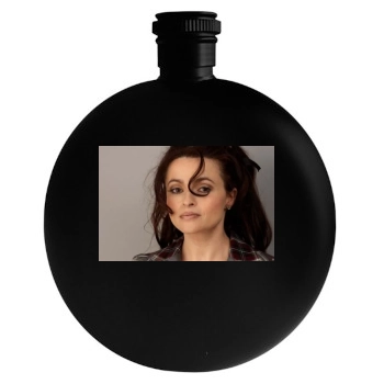 Helena Bonham Carter Round Flask