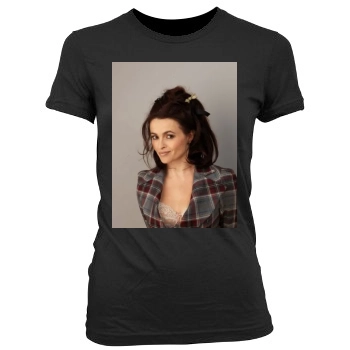 Helena Bonham Carter Women's Junior Cut Crewneck T-Shirt