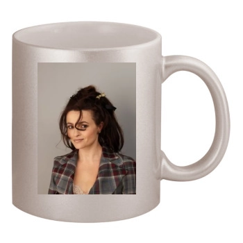 Helena Bonham Carter 11oz Metallic Silver Mug