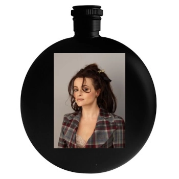 Helena Bonham Carter Round Flask