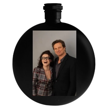 Helena Bonham Carter Round Flask