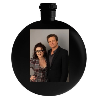 Helena Bonham Carter Round Flask