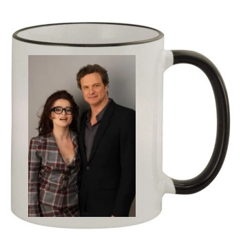 Helena Bonham Carter 11oz Colored Rim & Handle Mug