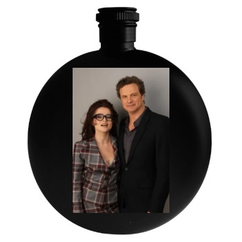 Helena Bonham Carter Round Flask