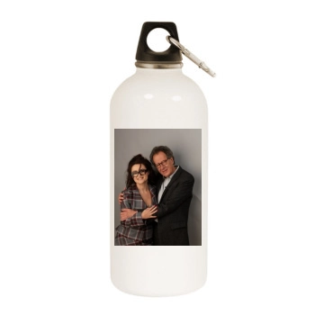 Helena Bonham Carter White Water Bottle With Carabiner