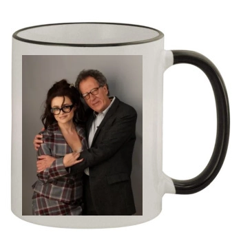 Helena Bonham Carter 11oz Colored Rim & Handle Mug