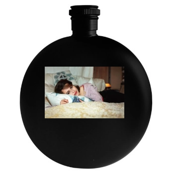 Helena Bonham Carter Round Flask