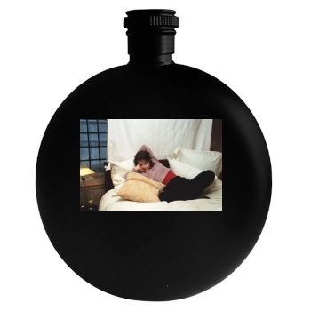 Helena Bonham Carter Round Flask