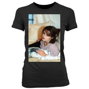 Helena Bonham Carter Women's Junior Cut Crewneck T-Shirt