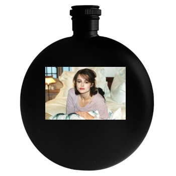 Helena Bonham Carter Round Flask