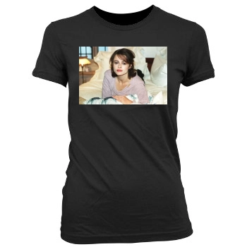 Helena Bonham Carter Women's Junior Cut Crewneck T-Shirt