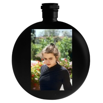 Helena Bonham Carter Round Flask