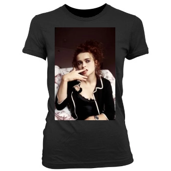 Helena Bonham Carter Women's Junior Cut Crewneck T-Shirt