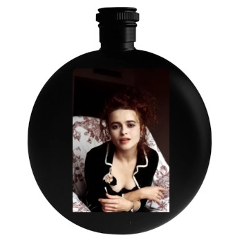 Helena Bonham Carter Round Flask