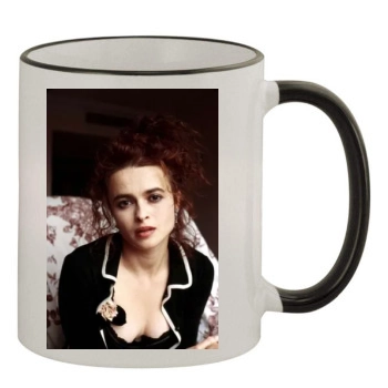 Helena Bonham Carter 11oz Colored Rim & Handle Mug