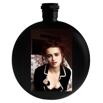 Helena Bonham Carter Round Flask