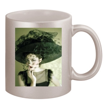 Helena Bonham Carter 11oz Metallic Silver Mug