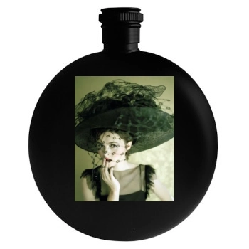 Helena Bonham Carter Round Flask