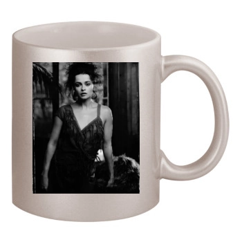 Helena Bonham Carter 11oz Metallic Silver Mug