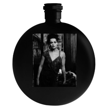 Helena Bonham Carter Round Flask