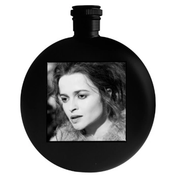 Helena Bonham Carter Round Flask