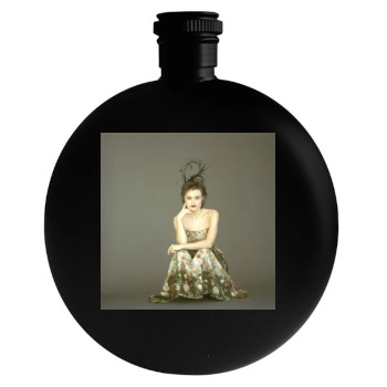 Helena Bonham Carter Round Flask