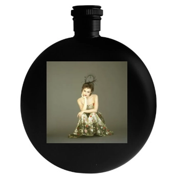 Helena Bonham Carter Round Flask