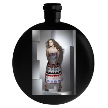 Helena Bonham Carter Round Flask