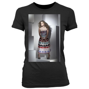 Helena Bonham Carter Women's Junior Cut Crewneck T-Shirt