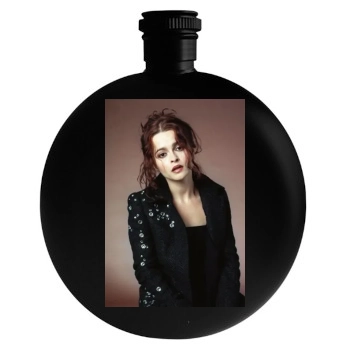 Helena Bonham Carter Round Flask