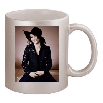 Helena Bonham Carter 11oz Metallic Silver Mug