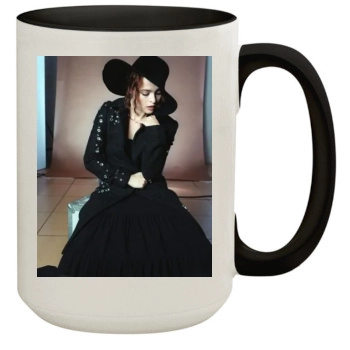 Helena Bonham Carter 15oz Colored Inner & Handle Mug