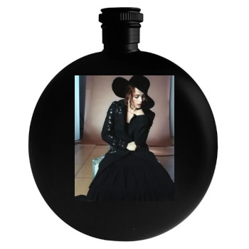 Helena Bonham Carter Round Flask