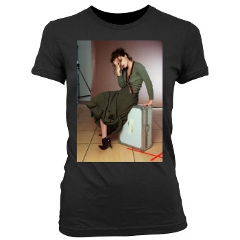 Helena Bonham Carter Women's Junior Cut Crewneck T-Shirt