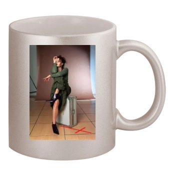 Helena Bonham Carter 11oz Metallic Silver Mug