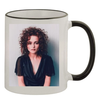 Helena Bonham Carter 11oz Colored Rim & Handle Mug