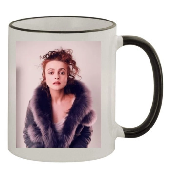 Helena Bonham Carter 11oz Colored Rim & Handle Mug