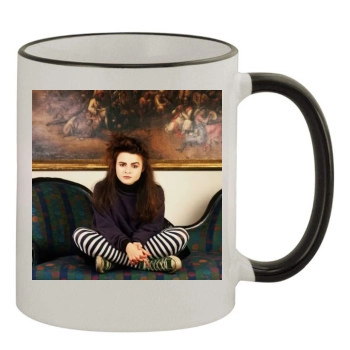 Helena Bonham Carter 11oz Colored Rim & Handle Mug