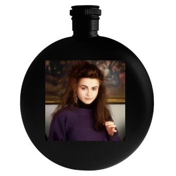 Helena Bonham Carter Round Flask