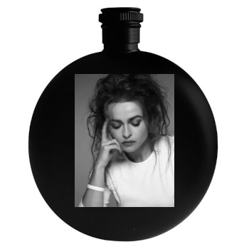 Helena Bonham Carter Round Flask